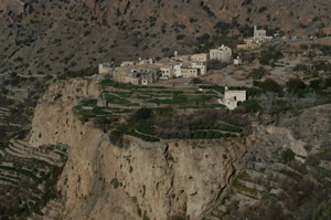 Oasis on Al-Jabal Al-Akhdar mountain